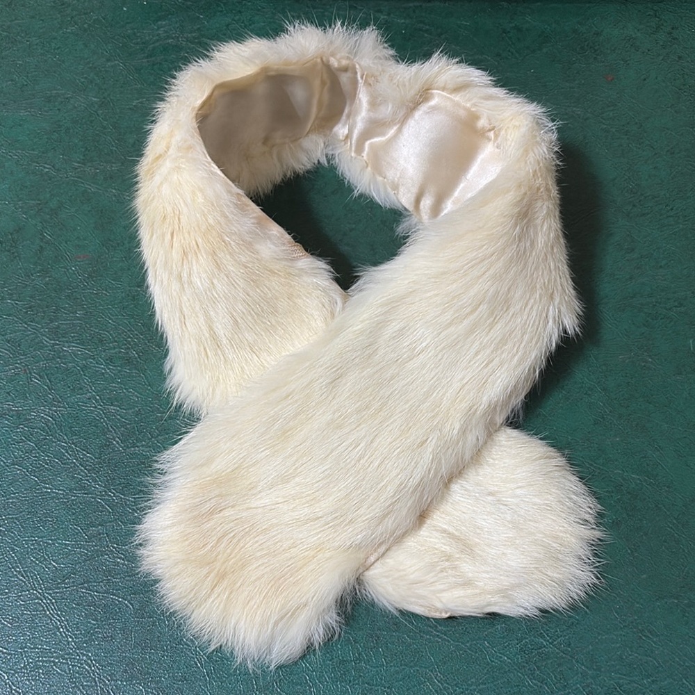 1950s Rabbit Fur Shawl/Scarf